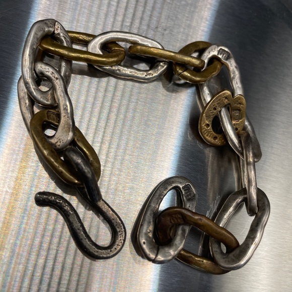 Mixed Metal Chain Bracelet - Picture 11 of 16